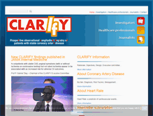 Tablet Screenshot of clarify-registry.com